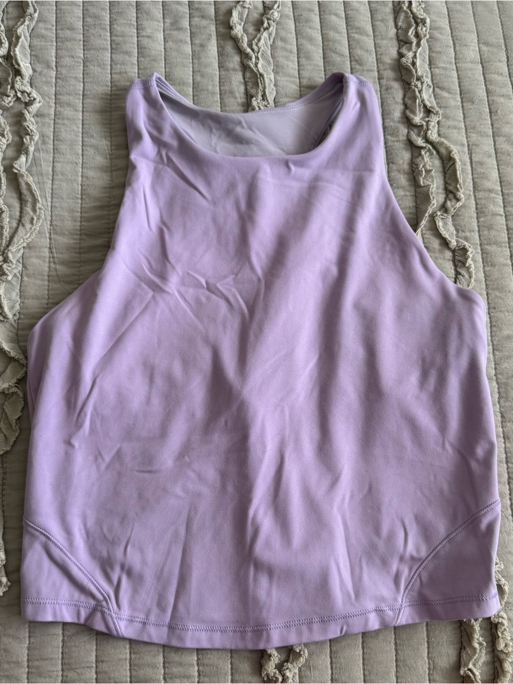 Light Purple Women's Athletic Tank Top